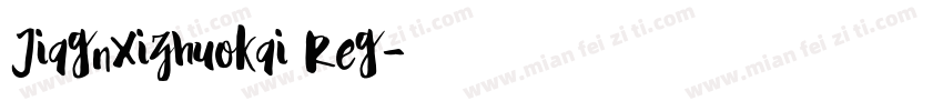 JiagnXizhuokai Reg字体转换